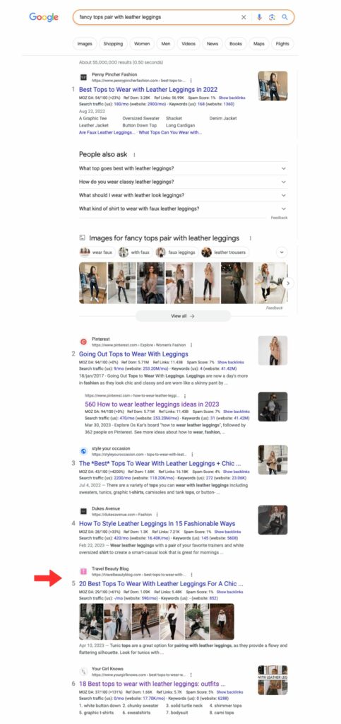 Google Search Results Portfolio | Shevy Studio